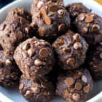 No-Bake Brownie Protein Bites