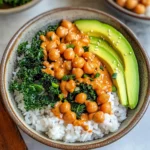 Peanut Chickpea Buddha Bowl