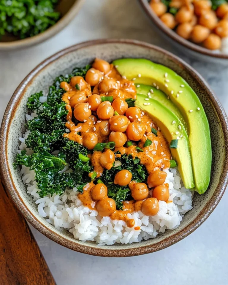 Peanut Chickpea Buddha Bowl