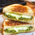 Pesto Mozzarella Grilled Cheese Recipe