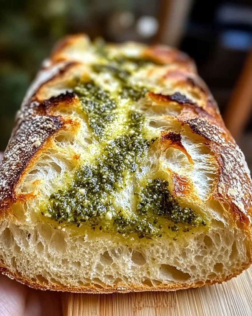 Pesto Parmesan Sourdough