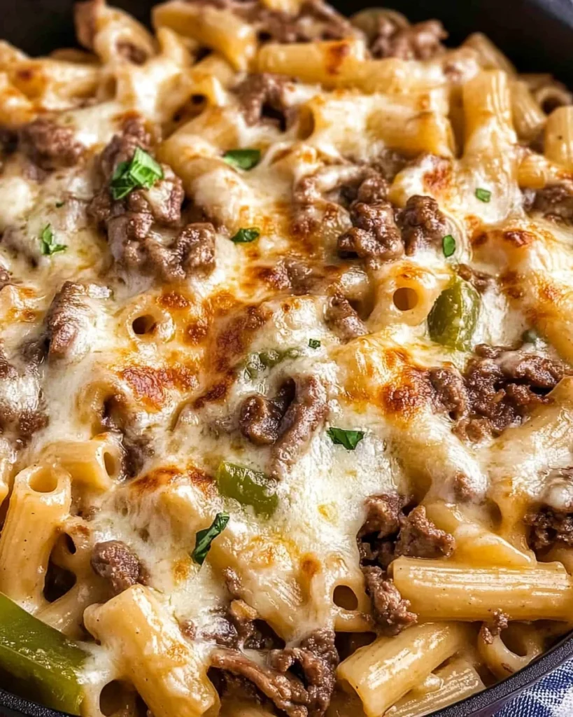 Philly Cheesesteak Pasta