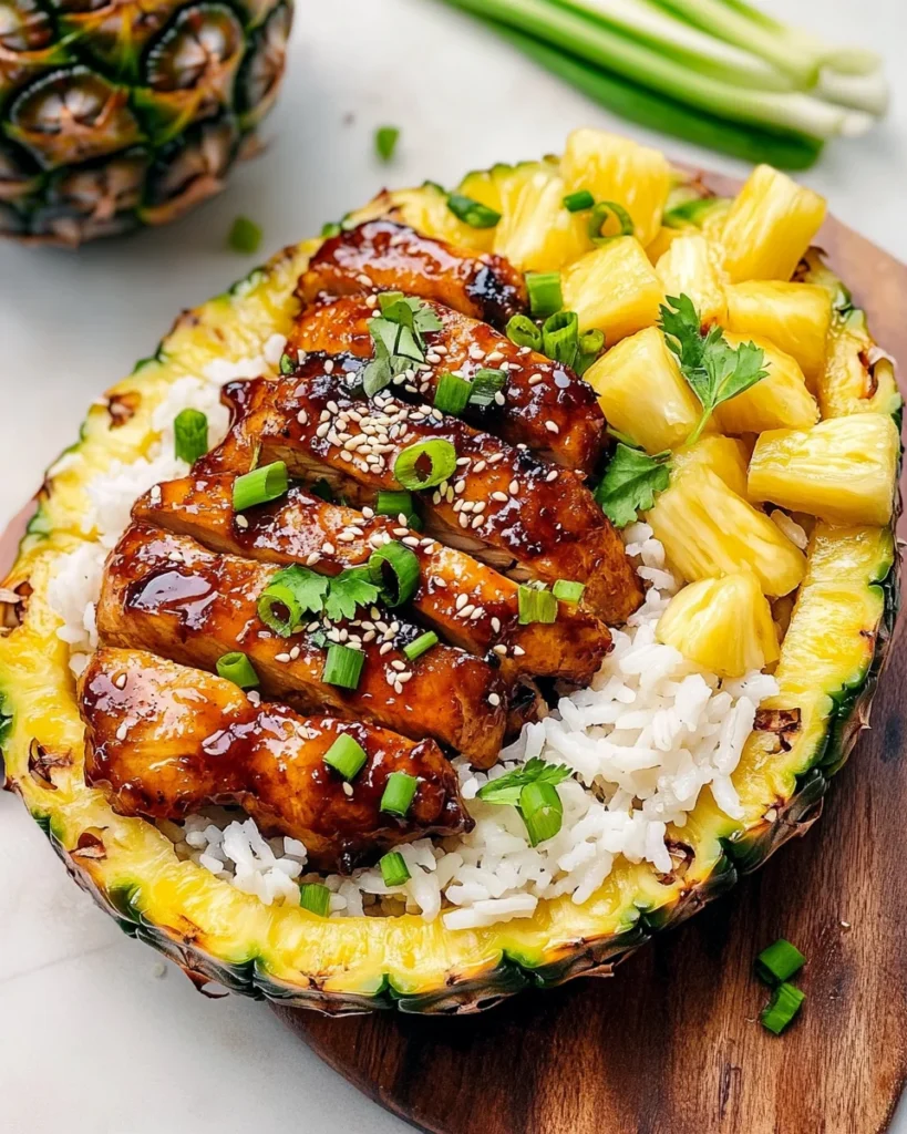 Pineapple Chicken With Rice Recipe