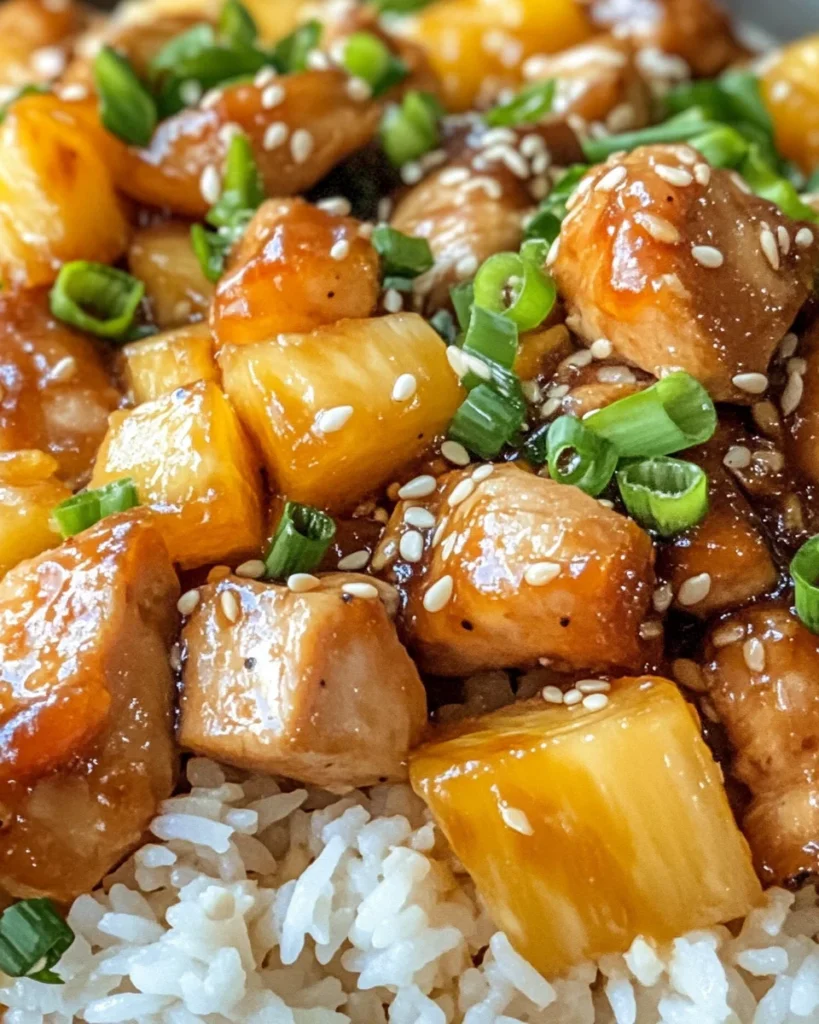 Pineapple Chicken and Rice Recipe