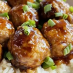 Pineapple Teriyaki Chicken Meatballs