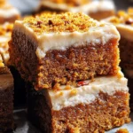 Pumpkin Bars with Brown Sugar Frosting