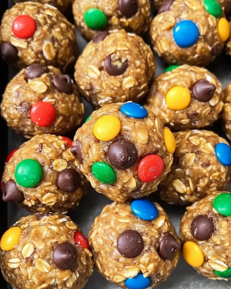 Quick Monster Cookie Protein Balls