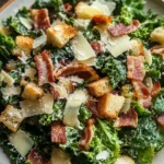 Roasted Garlic & Kale Caesar Salad