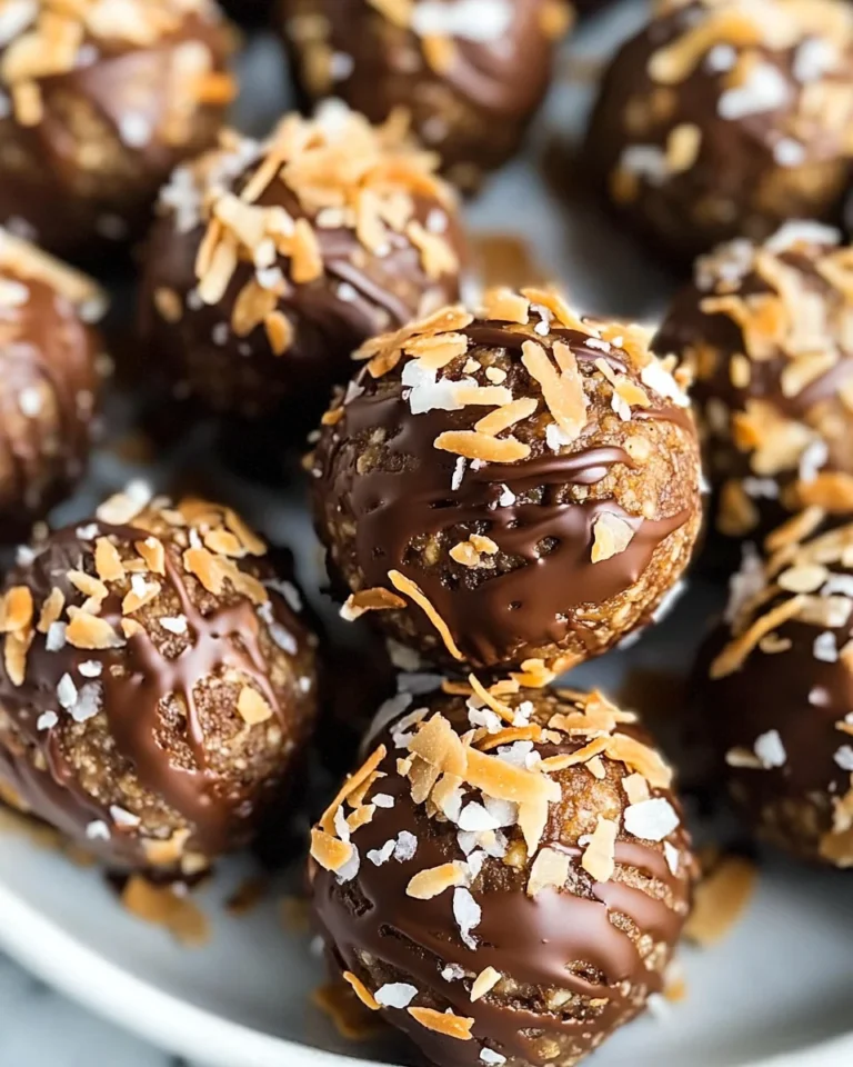 Samoa Cookie Protein Balls