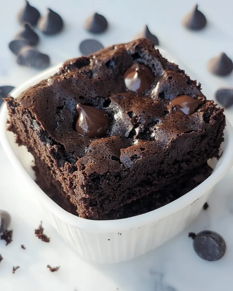 Single-Serve Cottage Cheese Brownie (Gluten Free)