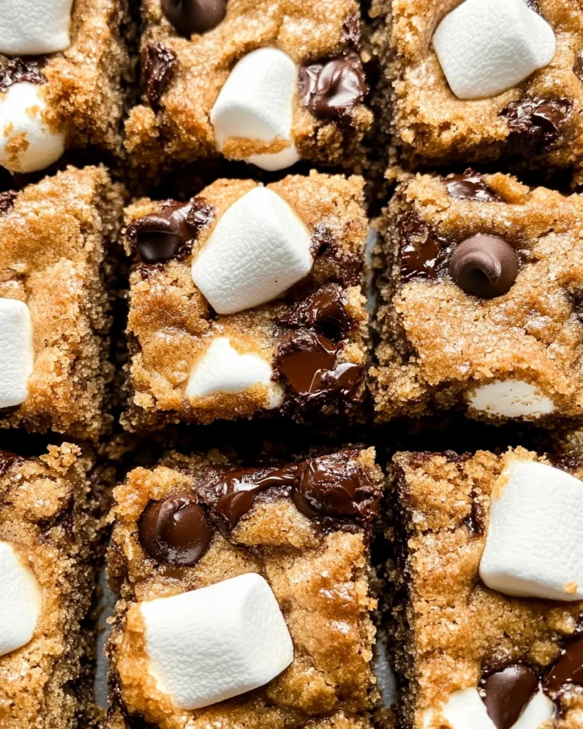 S'mores Cookie Bars