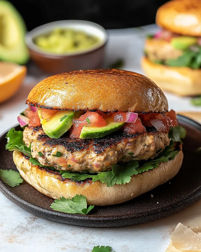 Spicy Southwest Turkey Burgers