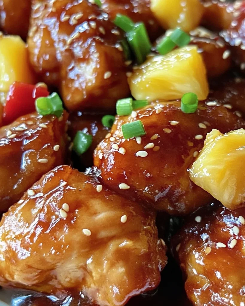 Sweet Hawaiian Crock Pot Chicken