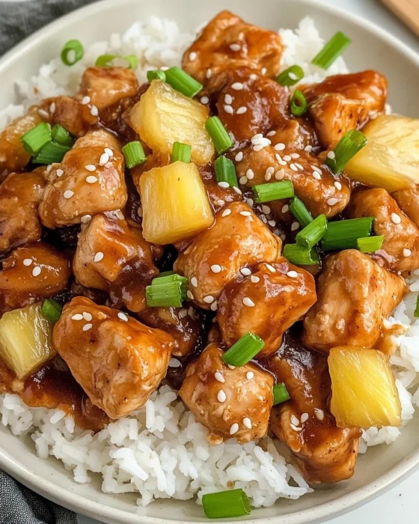 Sweet Hawaiian Crockpot Chicken