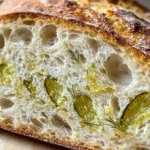 Tangy Dill Pickle Sourdough Bread