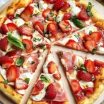 The BEST Strawberry Pizza