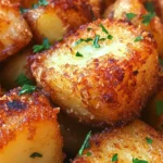 Amazing Crispy Parmesan Crusted Potatoes Done in 30 Min Flat