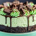 Andes Mint Cheesecake