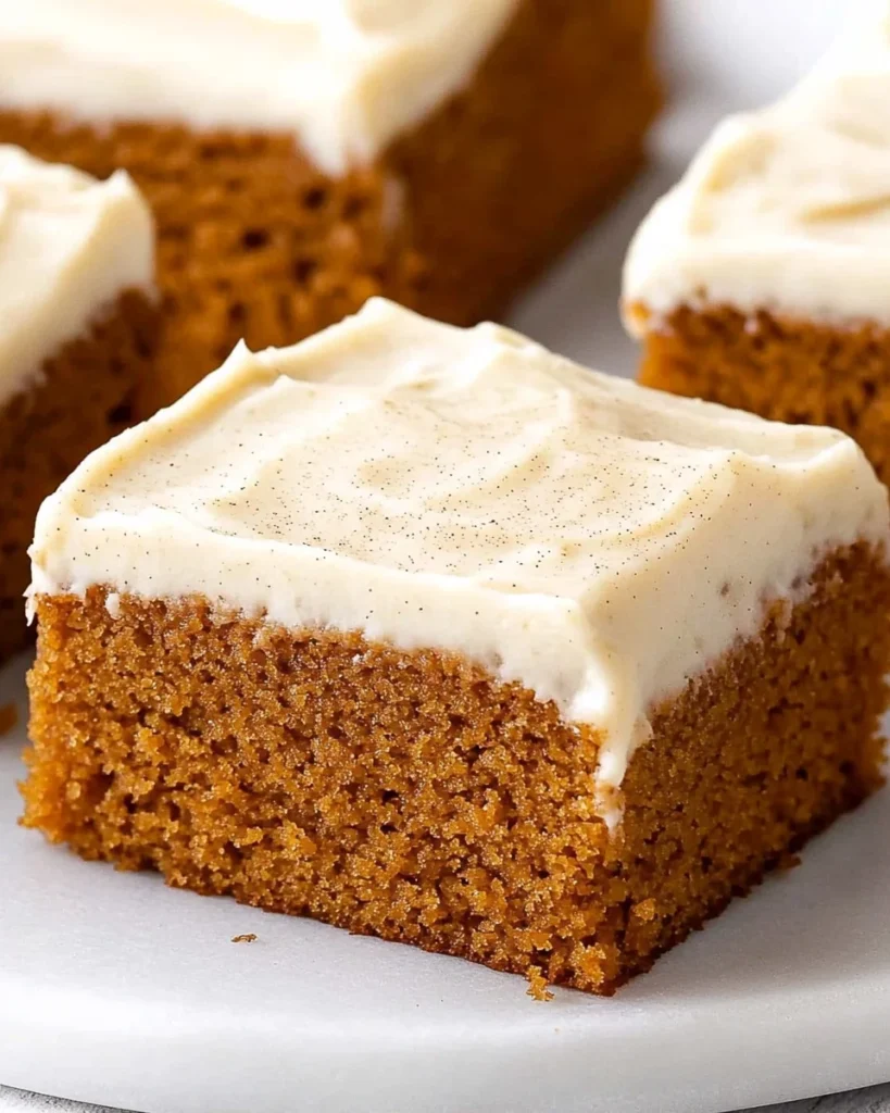 Applesauce Cake with Cinnamon Cream Cheese Frosting