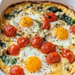 Baked Feta Eggs