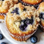 Bakery Style Blueberry Muffins