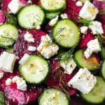 Beet Salad with Feta, Cucumbers, and Dill