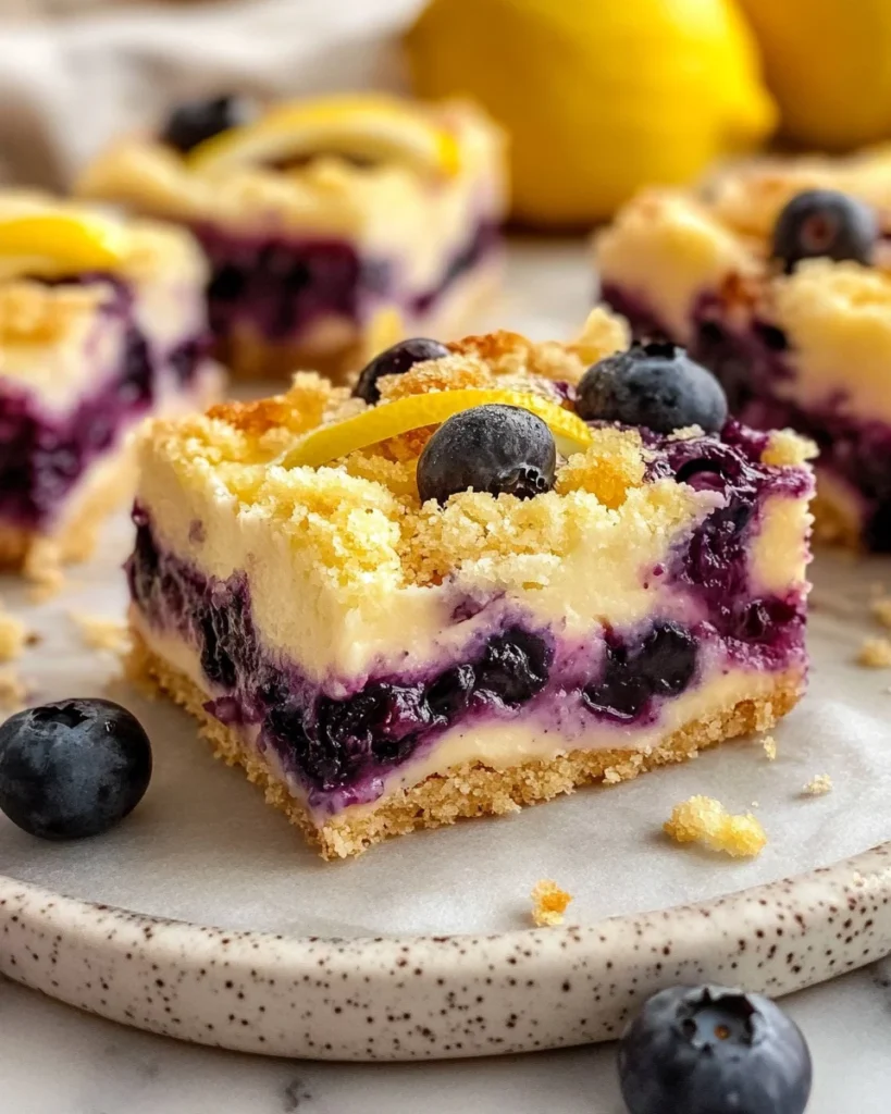 Blueberry Lemon Pie Bars