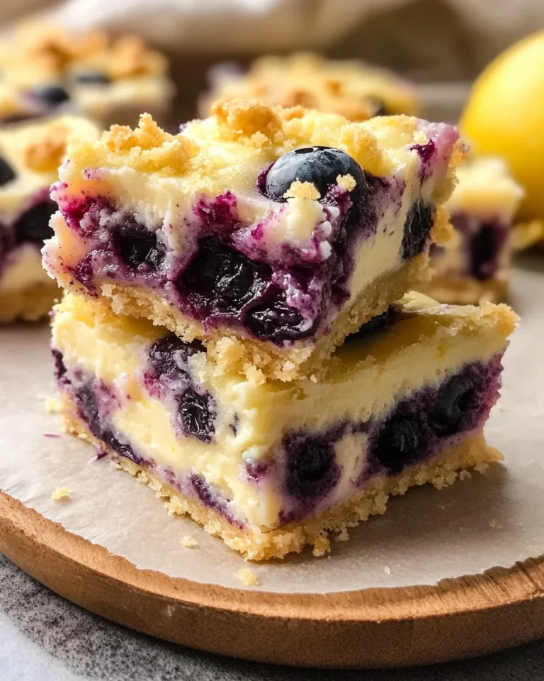 Blueberry Lemon Pie Bars