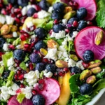Blueberry Pistachio Spring Salad