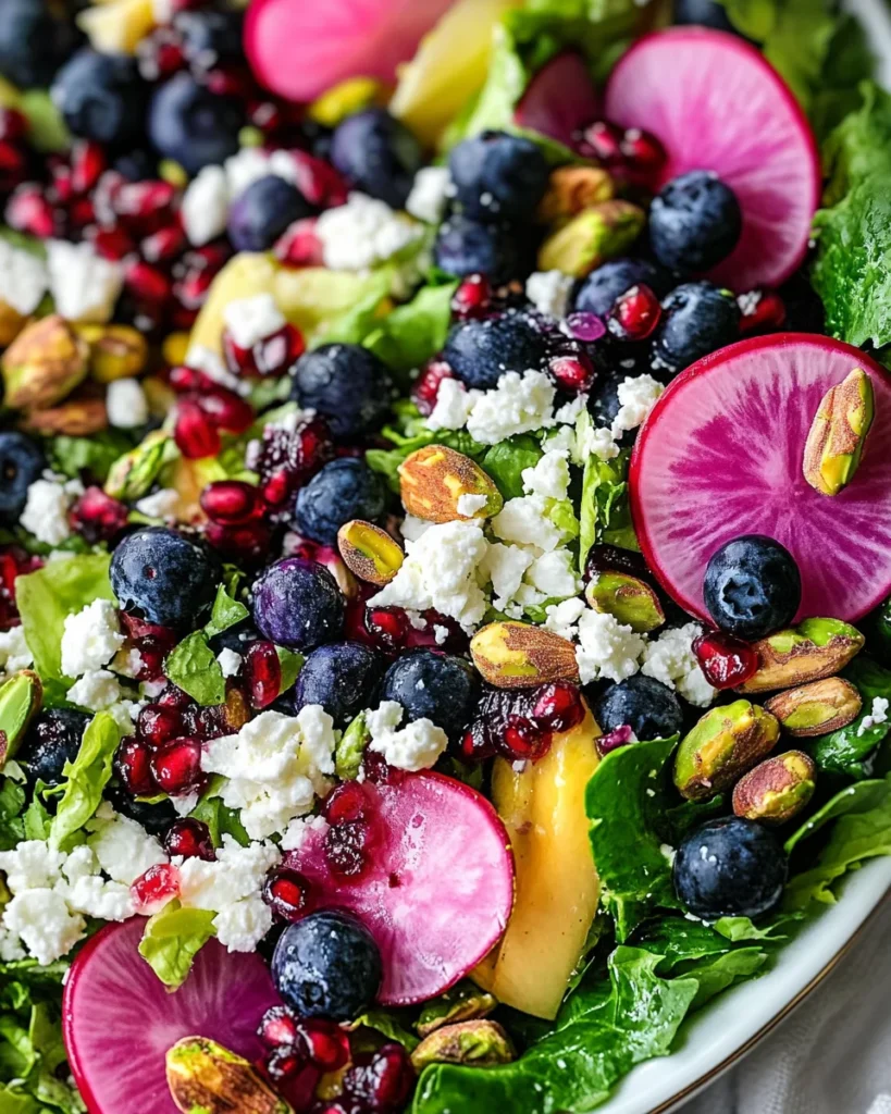 Blueberry Pistachio Spring Salad