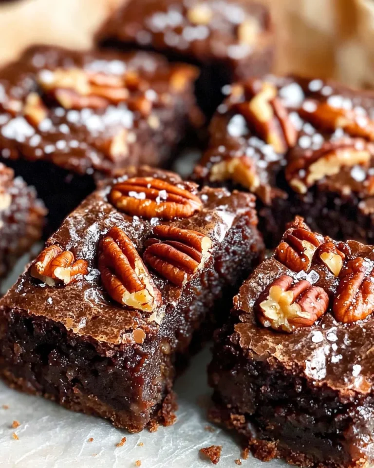 Bourbon Pecan Pie Brownies