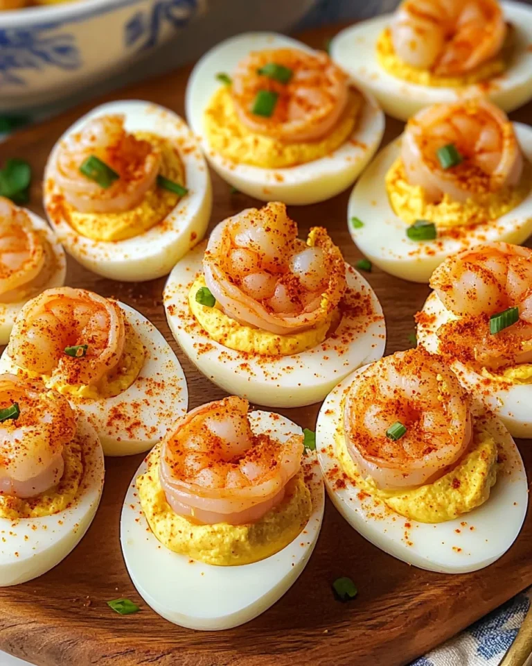 Cajun Shrimp Deviled Eggs Recipe