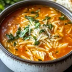 Chicken Orzo Tomato Soup Recipe