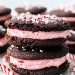 Chocolate Peppermint Sandwich Cookies