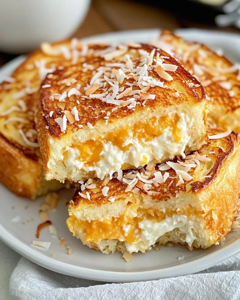 Coconut Stuffed French Toast Recipe