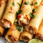 Cream Cheese Chicken Taquitos