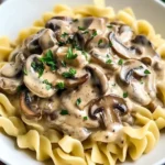 Creamy Mushroom Stroganoff