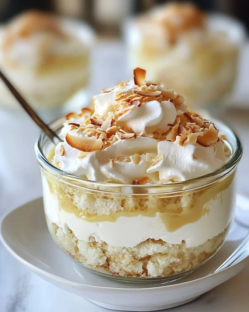 Easy Coconut Cream Trifle