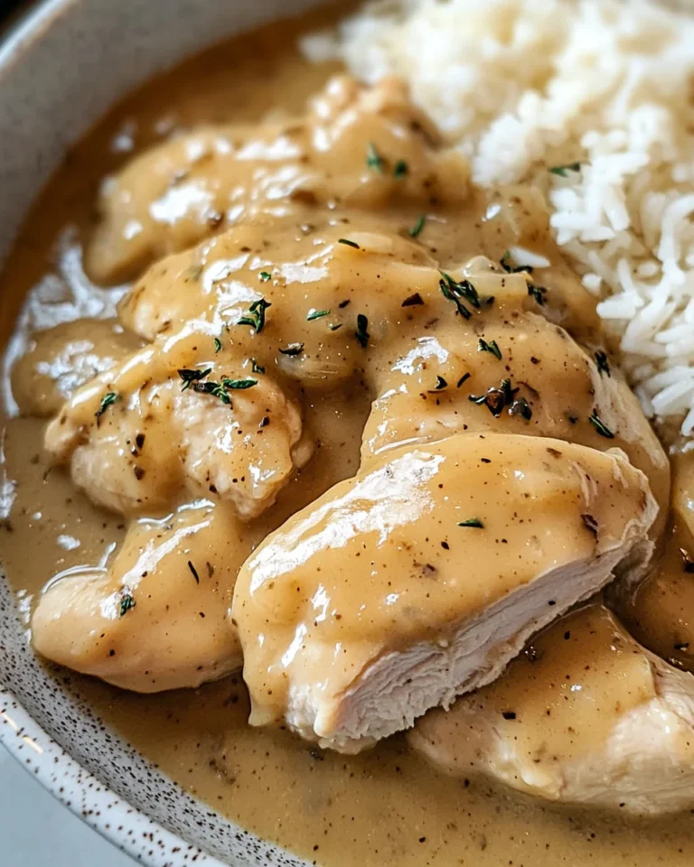 Easy Crockpot Chicken and Gravy
