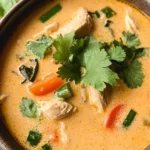 Easy Thai Coconut Chicken Soup
