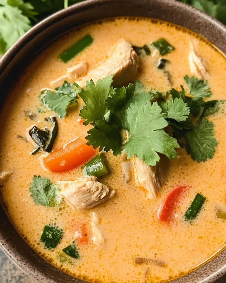 Easy Thai Coconut Chicken Soup