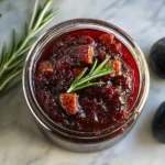 Fig Rosemary and Red Wine Jam
