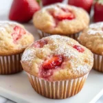 Gluten-free Strawberry Muffins (dairy-free option)