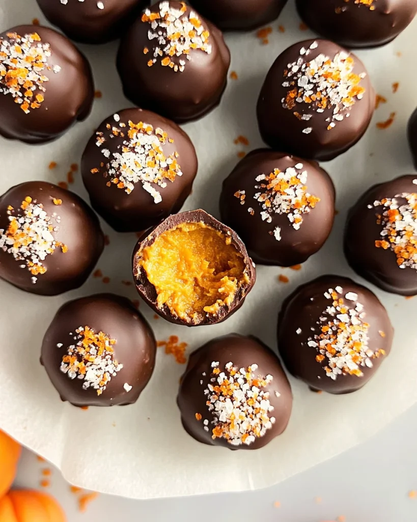 Healthy Pumpkin Truffles