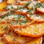 Homemade Garlic Butter Sweet Potato Bake - wineandcookie