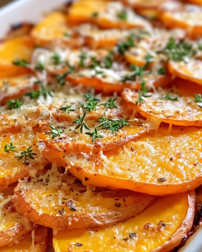 Homemade Garlic Butter Sweet Potato Bake - wineandcookie