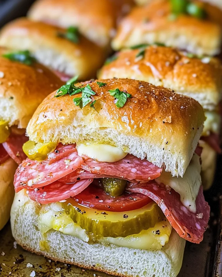 Hot Italian Sub Sliders