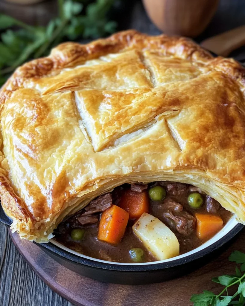 Irish Beef & Stout Potpie Recipe