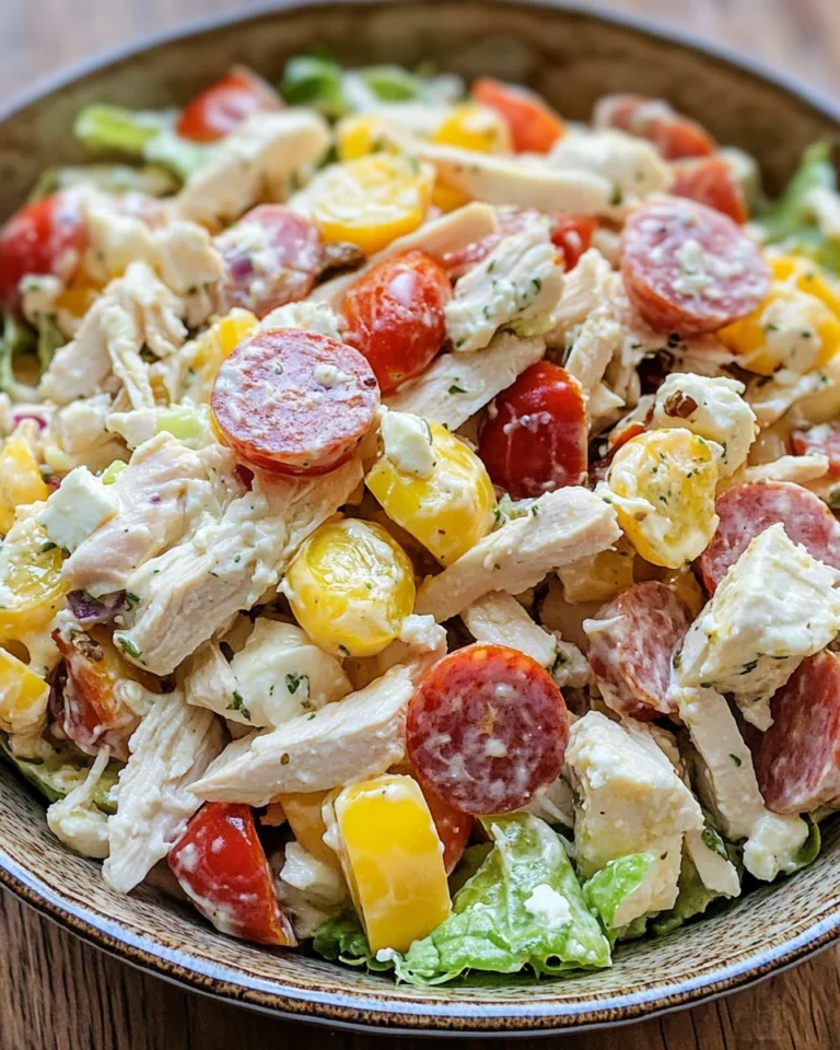 Italian Grinder Chicken Salad