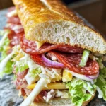 Italian Grinder Salad Sandwich (TikTok Viral Recipe)